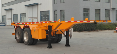 梁鄆牌SLY9350TWY危險品罐箱骨架運輸半掛車